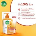 Dettol Handwash Refil 170ml X 2 Re-Energize, pH-Balanced Liquid Soap formula - Image 4