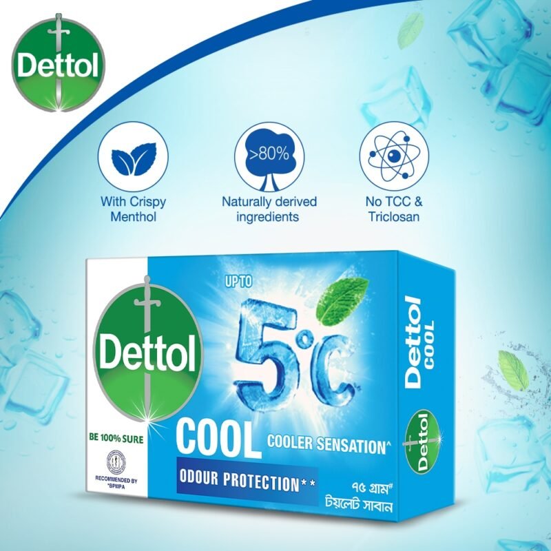 Dettol Soap 75gm X 3 Summer Bundle (Original, Cool, Fresh) - Image 4