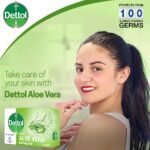 Dettol Soap Aloe Vera 75gm Bathing Bar, Soap with Aloe Vera Extract - Image 4