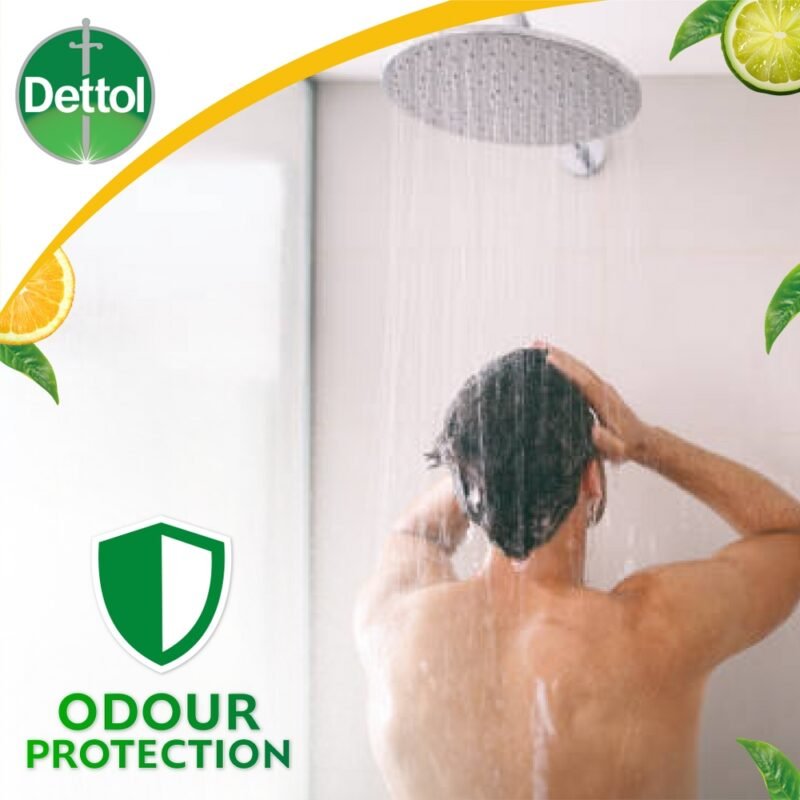 Dettol Soap Citrus Fresh 125gm Bathing Bar, Soap with Orour Protection - Image 4