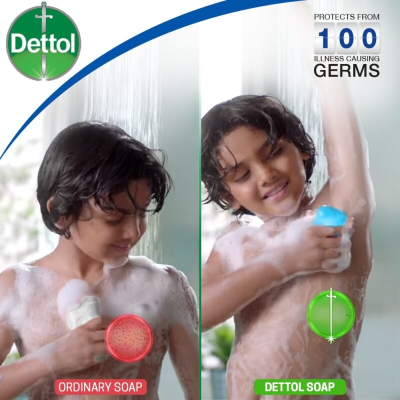 Dettol Soap Cool 75gm Bathing Bar, Soap with Crispy Menthol - Image 4
