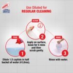 Harpic Bathroom Cleaner Liquid for Floor, Basin & Tiles, Rose Fragrance- 5L - Image 4