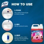 Lizol Disinfectant Floor & Surface Cleaner 5L Floral, Super Saver Pack, Kills 99.9% Germs - Image 4