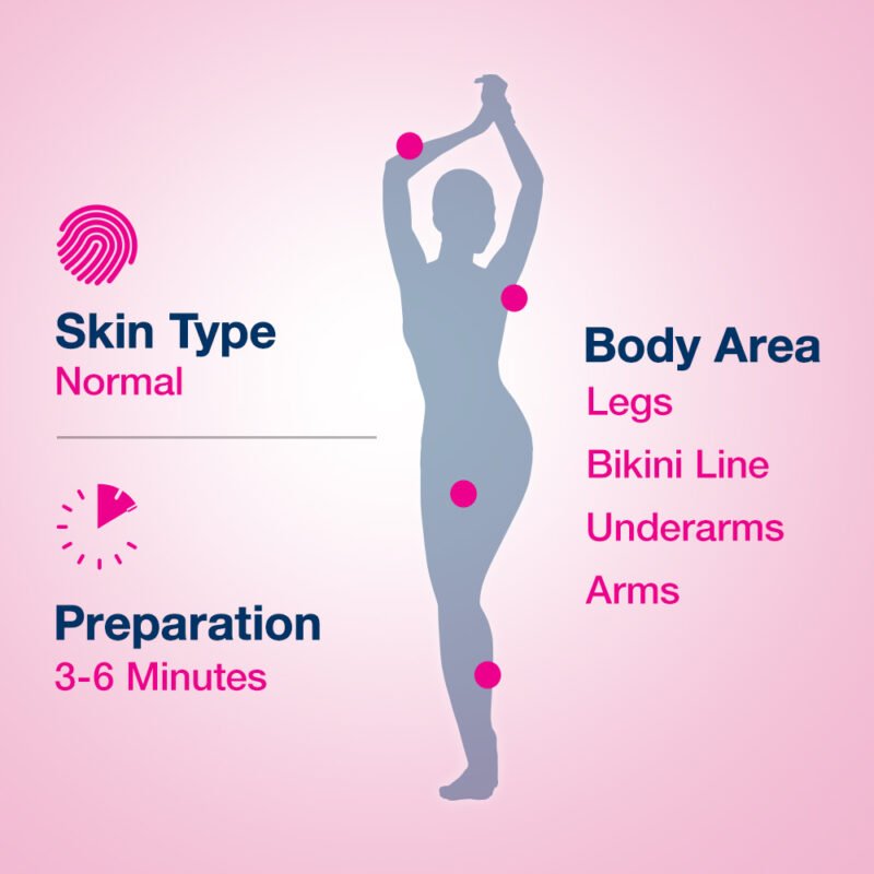 Veet Hair Removal Cream 100gm Normal Skin for Body & Legs, Get Salon-like Silky Smooth Skin with 5 in 1 Skin Benefits - Image 4