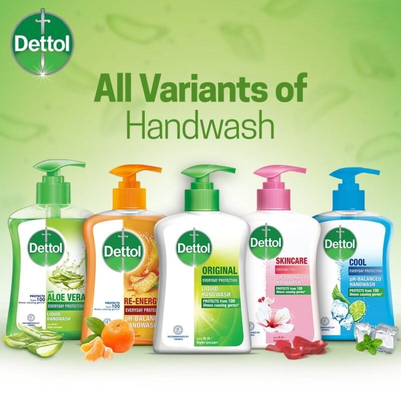 Dettol Handwash Aloe Vera 200ml Pump, Liquid Soap with Aloe Vera Extract - Image 5
