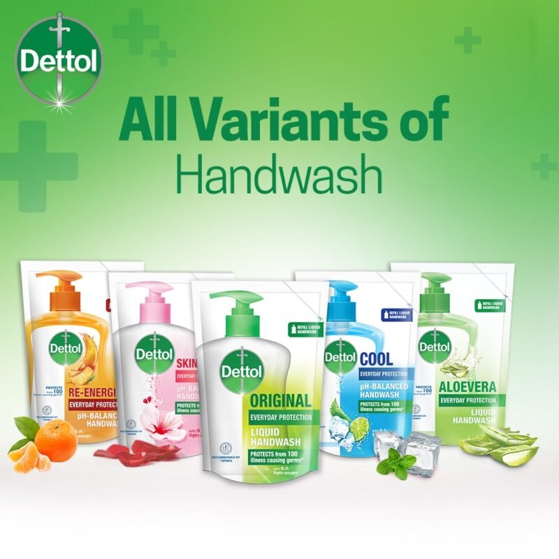 Dettol Handwash Original 170ml Refill, Liquid Soap with protection from 100 illness-causing germs - Image 5