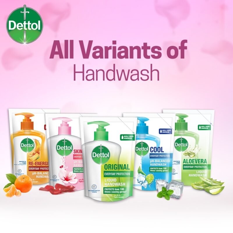 Dettol Handwash Skincare 170ml Refill, pH-Balanced Liquid Soap with Moisturizers - Image 5
