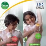 Dettol Soap Citrus Fresh 125gm Bathing Bar, Soap with Orour Protection - Image 5