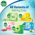 Dettol Soap Cool 125gm Bathing Bar, Soap with Crispy Menthol - Image 5