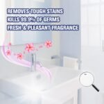 Harpic Bathroom Cleaner Powder for Floor, Basin & Tiles- 200gm - Image 5