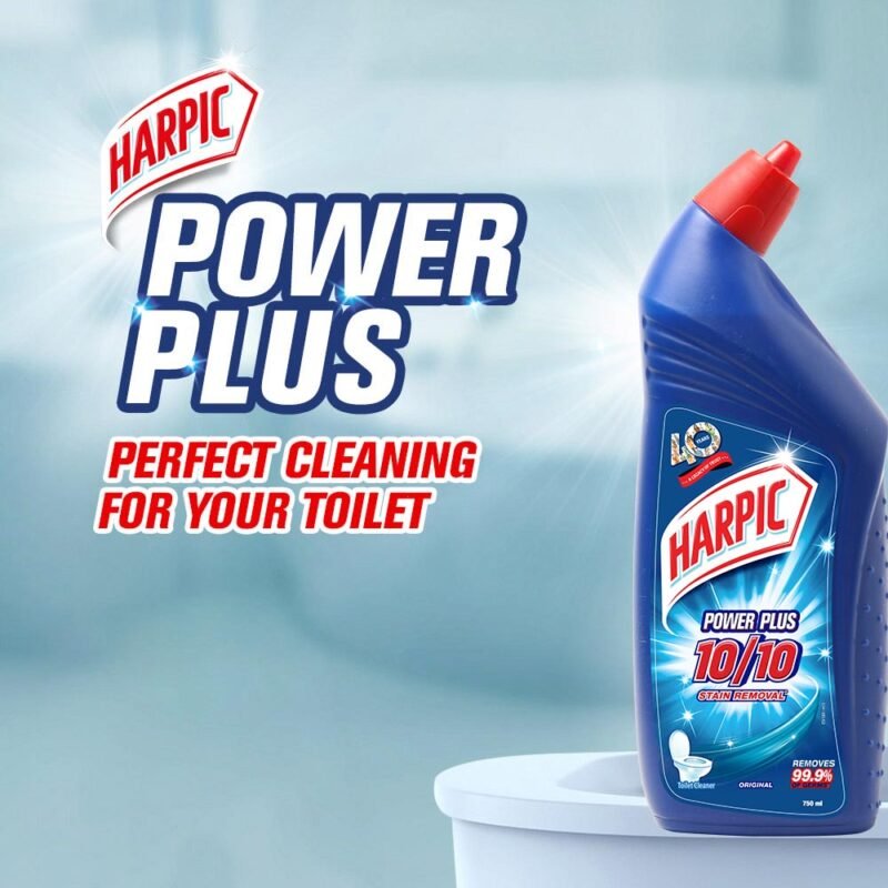 Harpic Toilet Cleaner Liquid 500ml Original Power Plus 10/10 Stain Remover Mug Free - Image 5