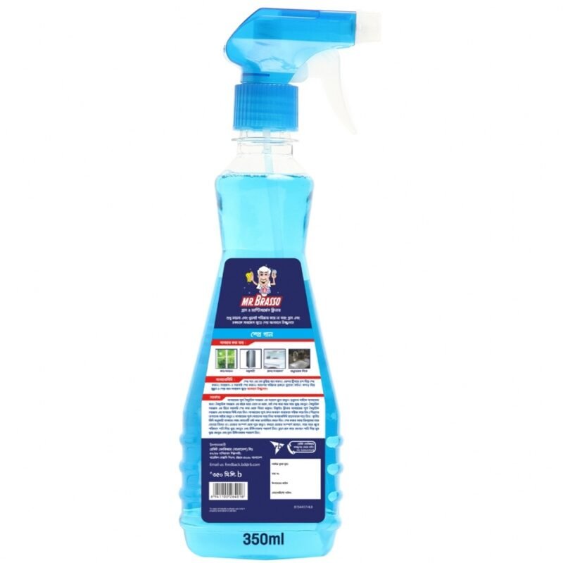 Mr. Brasso Glass & Household Cleaner Spray 350ml with Ultra Shine Formula for TV, Electronics, Fridge, Laminated Furniture, Mirror, Car Windshield - Image 5