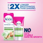 Veet Hair Removal Cream 25gm Dry Skin for Body & Legs, Get Salon-like Silky Smooth Skin with 5 in 1 Skin Benefits - Image 5