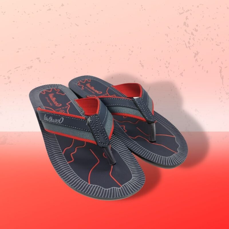 Walkaroo Men's Casual and comfort Red Sandal - Image 2