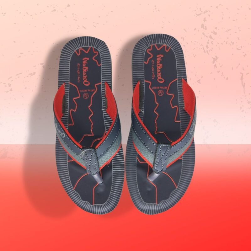 Walkaroo Men's Casual and comfort Red Sandal - Image 3