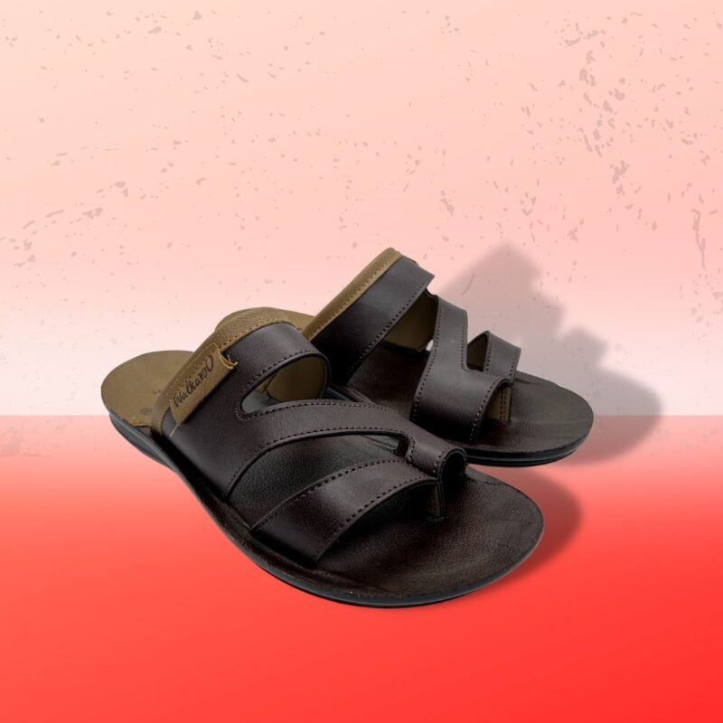 Walkaroo Men's comfortable brown sandal - Image 2