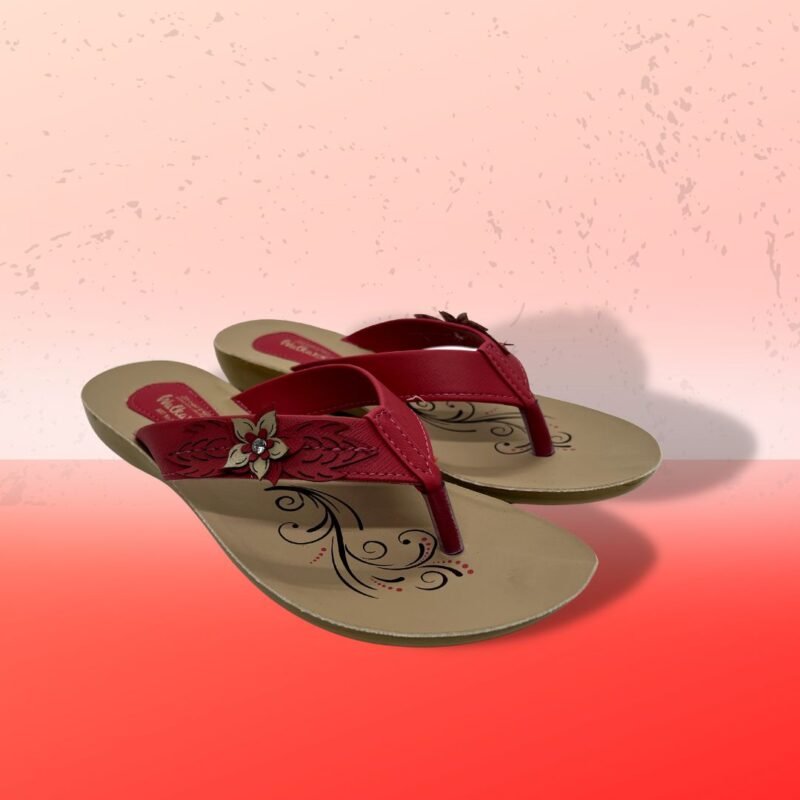 Walkaroo Ladies Stylish and Confort Pink sandal - Image 2