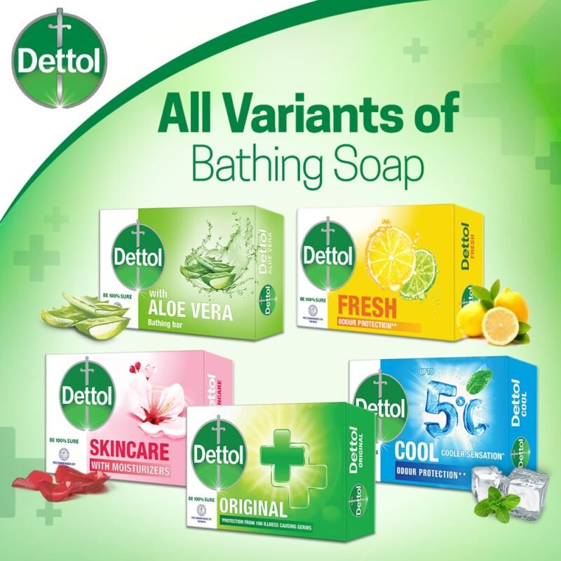 Dettol Soap 75gm X 3 Summer Bundle (Original, Cool, Fresh) - Image 6