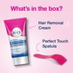Veet Hair Removal Cream 25gm Sensitive Skin for Body & Legs, Get Salon-like Silky Smooth Skin with 5 in 1 Skin Benefits - Image 6