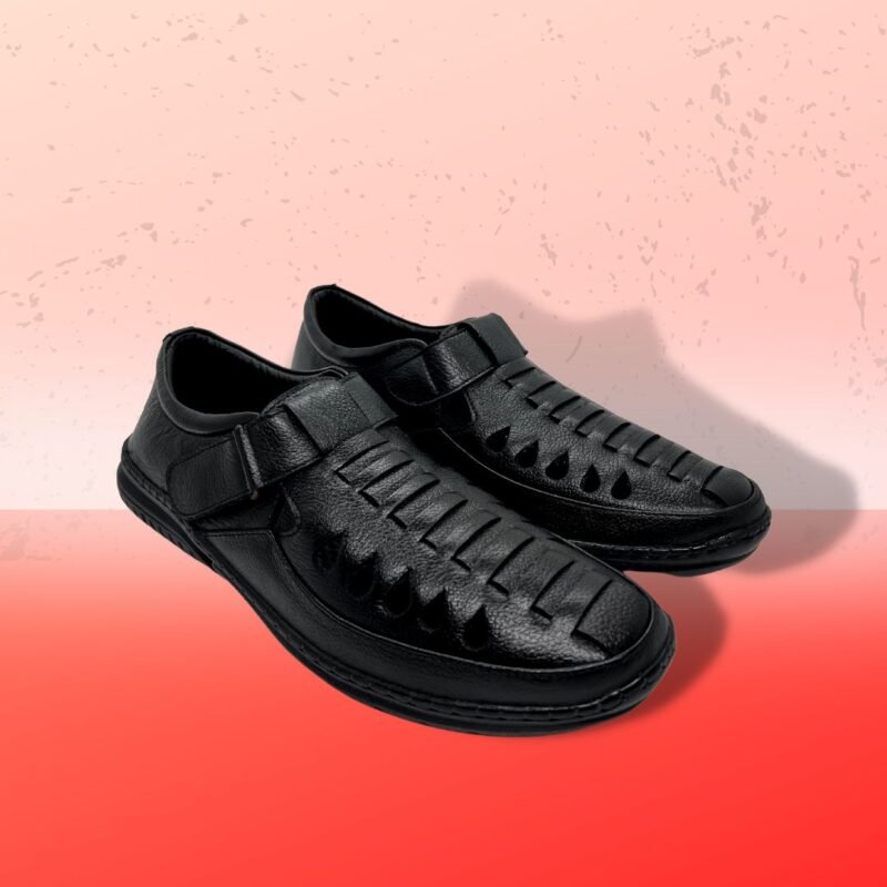 Leather Cycle Shoe For Men - - Image 3