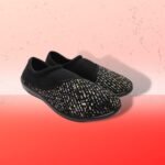 Walkaroo Ladies fashionable Black belly Shoes
