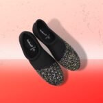 Walkaroo Ladies fashionable Black belly Shoes - Image 3