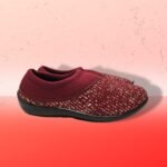 Walkaroo Ladies fashionable Maroon belly Shoes