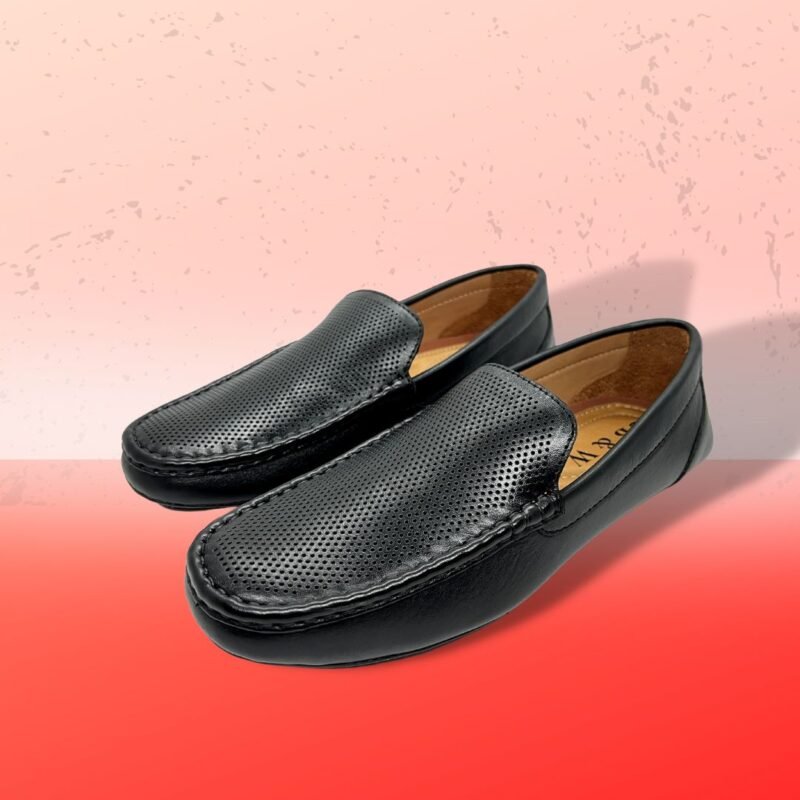Casual Leather Loafer For Men - - Image 3