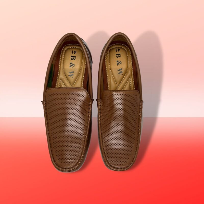 Casual Leather Loafer For Men - - Image 2