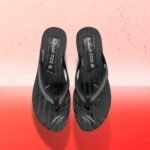 Walkaroo Ladies Comfortable Grey Slipper - Image 3