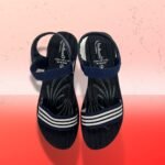 Walkaroo Ladies Stylish and comfort Blue Sandal - Image 3