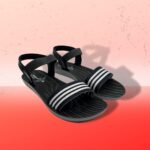 Walkaroo Ladies Stylish and comfort Grey Sandal - Image 2