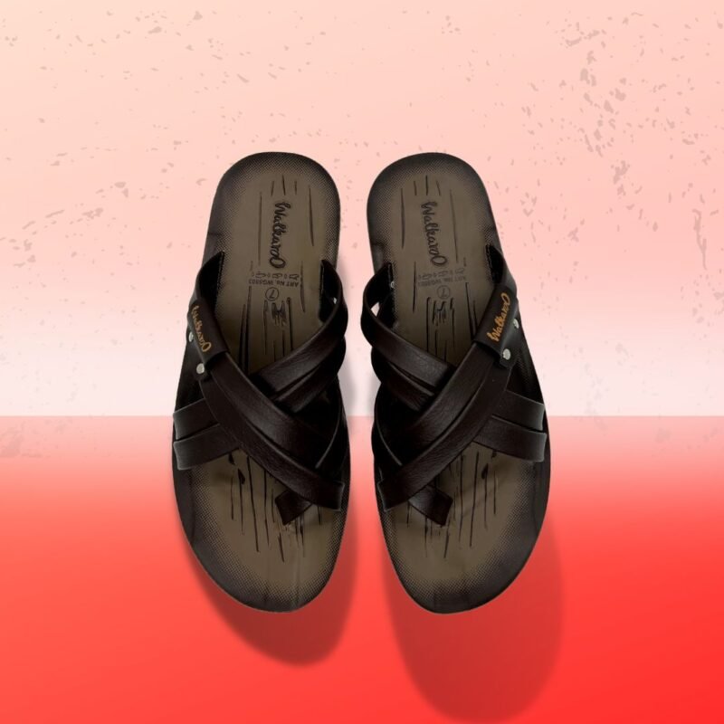 Walkaroo Men's Confortable Casual Brown sandal - Image 3