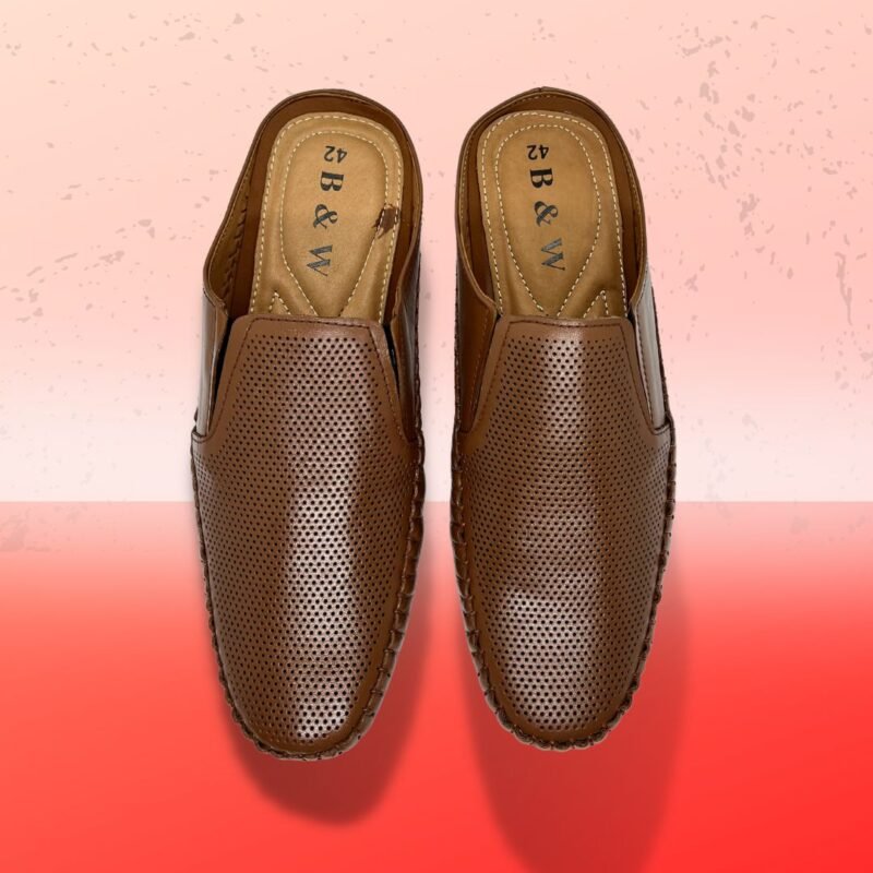 Leather Half Shoe For Men - - Image 2