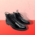 Leather High Neck Boot For Men - - Image 3