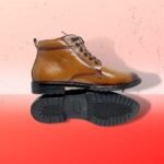 Leather High Neck Boot For Men -