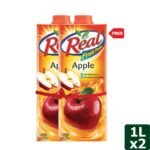 Dabur Real Fruit Power Apple 1 L (Buy 1 Get 1 Free)