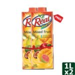 Dabur Real Fruit Power Mixed Fruit Juice 1 L (Buy 1 Get 1 Free)