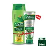 Dabur Vatika Hair Fall Control Shampoo 180 ml (Free Vatika Facewash 50 ml)