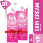 Glo-On Pink Glow Cream 50gm Pack of 2 (50gm X 2)