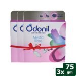 Odonil Natural Air Freshener Block Mystic Rose 75 gm (Buy 2 Get 1 Free)