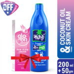 Parachute Coconut Oil 200ml & GLO-ON Pink Glow Cream 50gm Combo