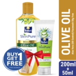 Parachute SkinPure Beauty Olive Oil 200ml (FREE Aloe Vera Facewash - OIL CONTROL - 50gm)