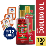 Red King Men's Cooling Oil 100ml (FREE 12 pcs Anti Hair Fall Shampoo)