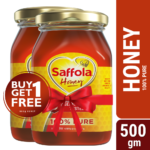 Saffola Honey 500gm (Buy 1 Get 1 FREE)
