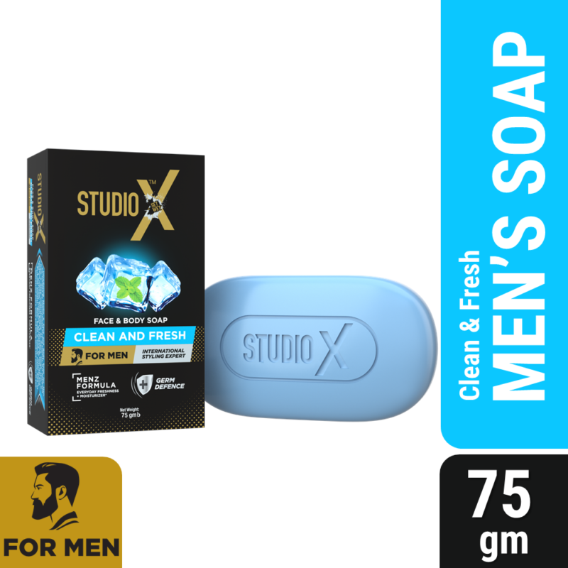 Studio X Clean & Fresh Soap for Men - Image 2