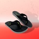 Walkaroo Men’s stylish and Comfort Black & Green Sandal - Image 2
