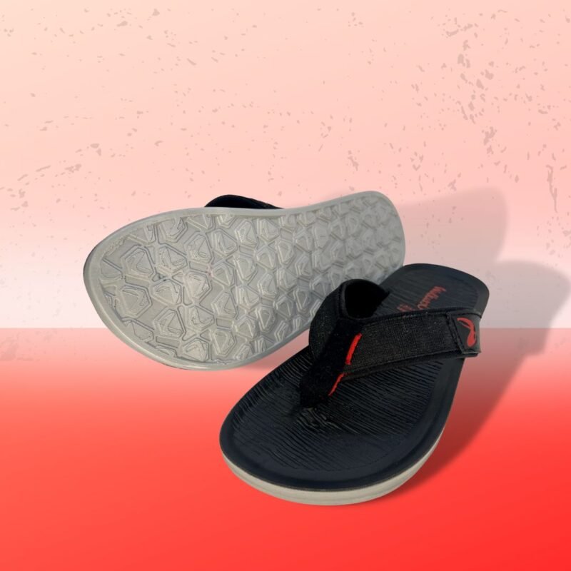 Walkaroo Men’s stylish and Comfort Red Black Sandal - Image 2