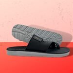 Walkaroo Men’s Stylish and comfort Blackslipper - Image 3
