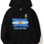 Argentina Winter Hoodie Black - 2022